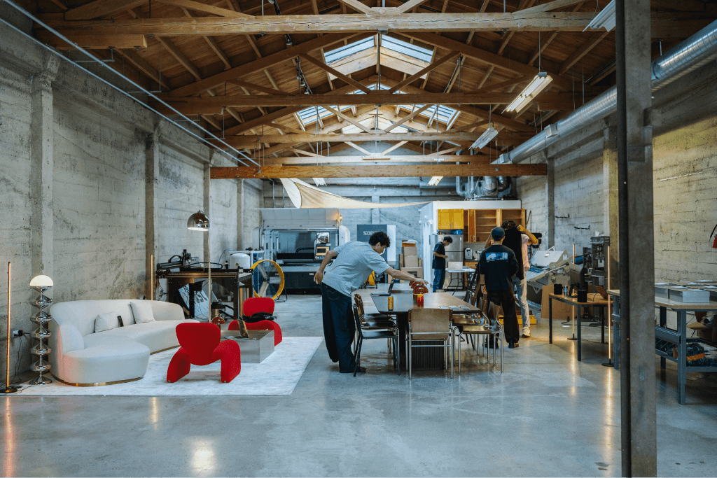 The Ghost factory workspace