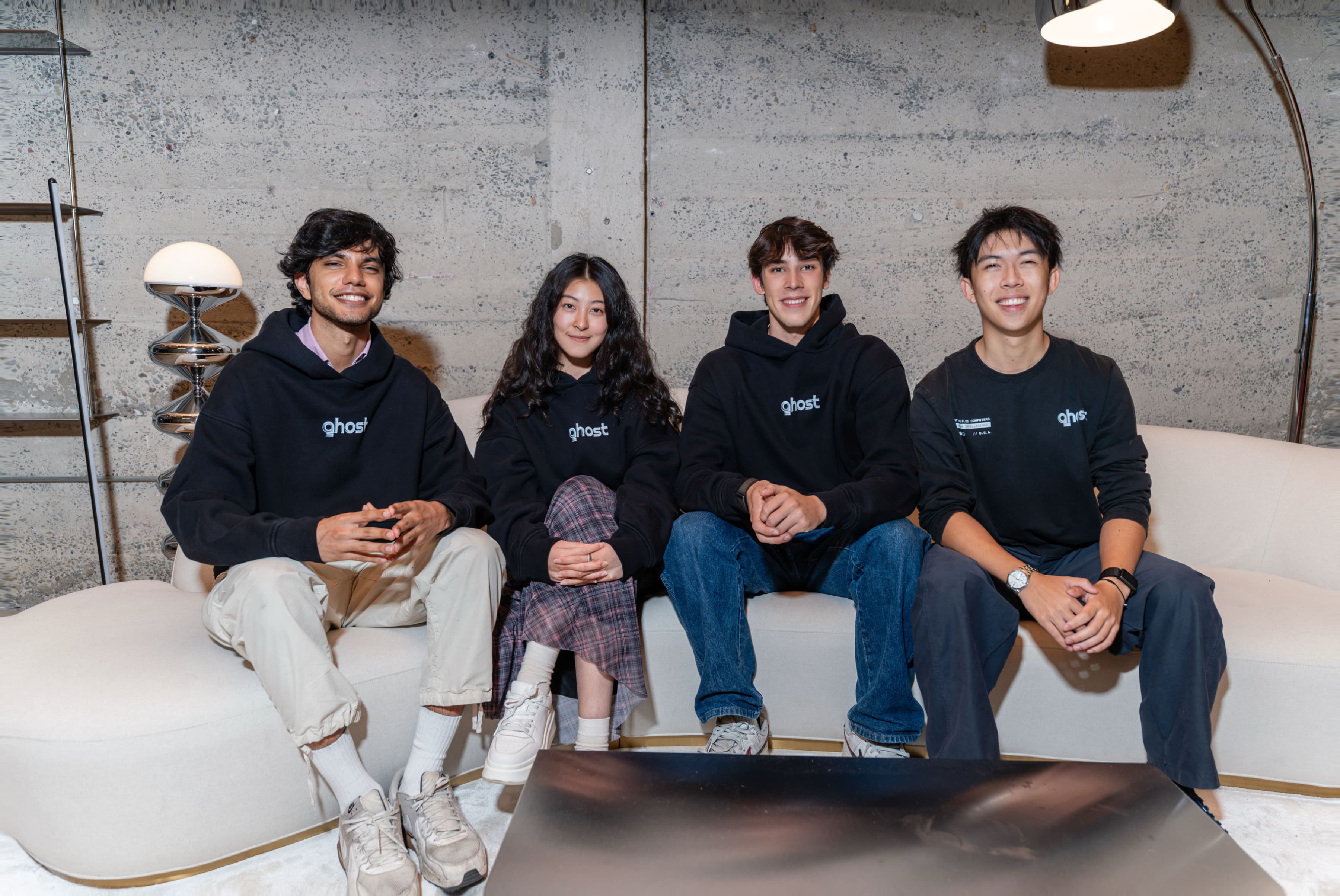 The Ghost founding team sitting together